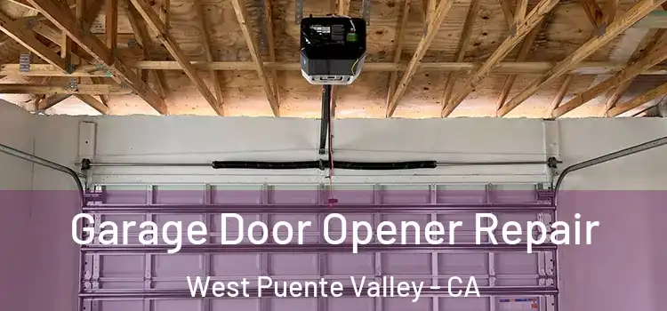  Garage Door Opener Repair West Puente Valley - CA