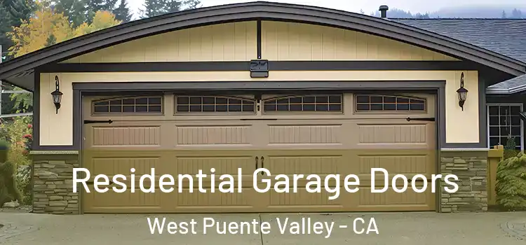  Residential Garage Doors West Puente Valley - CA